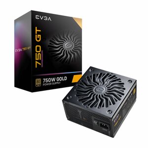 EVGA SuperNOVA 750 GT power supply unit 750 W 24-pin ATX ATX Zwart RENEWED