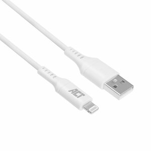 ACT AC3012 Lightning-kabel 2 m Wit