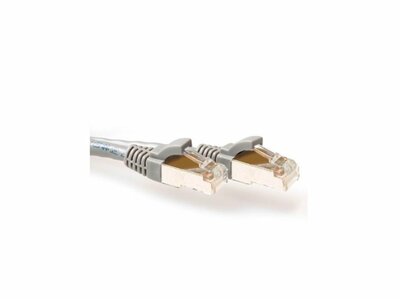 ACT FB3000 netwerkkabel Grijs 0,5 m Cat6a S/FTP (S-STP)