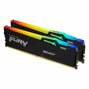 Kingston Technology FURY Beast RGB geheugenmodule 64 GB 2 x 32 GB DDR5 6000 MHz