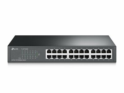 TP-LINK TL-SF1024D netwerk-switch Fast Ethernet (10/100) Zwart RETURNED