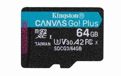 Kingston Technology Canvas Go! Plus 64 GB MicroSD UHS-I Klasse 10