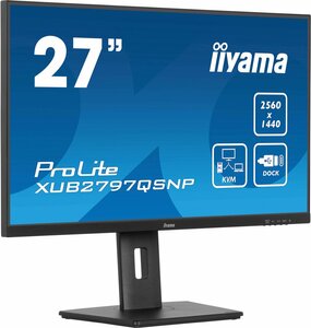 iiyama ProLite XUB2797QSNP-B1 computer monitor 68,6 cm (27") 2560 x 1440 Pixels Wide Quad HD LED Zwart