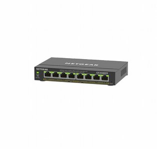 NETGEAR 8-Port Gigabit Ethernet High-Power PoE+ Plus Switch (GS308EPP)