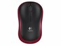 MS Logitech M185 Wireless Mouse Rood_