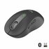 Logitech Signature M650 Draadloze Muis - Voor kleine tot middelgrote handen, 2 jaar batterijduur, stil klikken, aanpasbare zijknoppen, Bluetooth, compatibel met meerdere apparaten - Graphite_