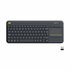 Logitech K400 Plus toetsenbord RF Draadloos QWERTY Nederlands Zwart_