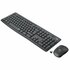 Logitech MK295 Silent Wireless Combo toetsenbord RF Draadloos QWERTY US International Zwart_