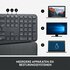 Logitech Ergo K860 toetsenbord RF-draadloos + Bluetooth US International Zwart_