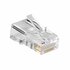 ACT AC4110 kabel-connector RJ45 Zilver, Transparant (10 st.)_