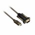 ACT AC6002 seriële kabel Zwart 1,5 m USB Type-C DB-9_