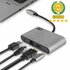 ACT AC7040 USB-C naar HDMI Multi port adapter met ethernet_