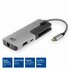 ACT AC7042 USB-C naar HDMI multiport adapter met ethernet en USB hub_