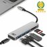 ACT AC7050 3-Poorts USB-C 3.2 Gen1 (USB 3.0) Hub met kaartlezer en PD Pass-Through poort_