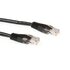 ACT Zwarte 3 meter UTP CAT5E patchkabel met RJ45 connectoren_