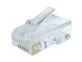 Gembird LC-8P8C-002/100 kabel-connector RJ-45 Transparant_